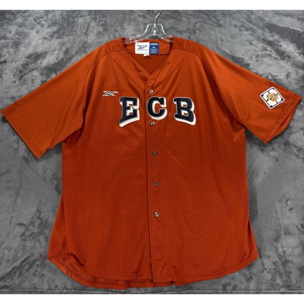 Reebok Baseball Jersey Men 2XL Vintage 90's Made in USA East Cobb Baseball